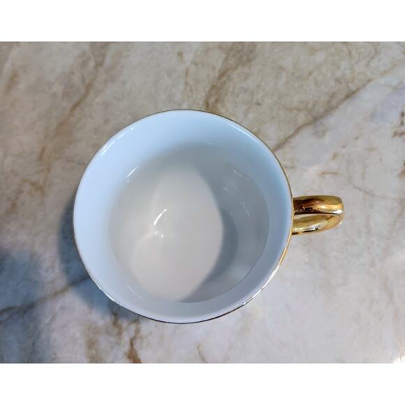 GNA Fine Porcelain Tea Cup 24k Hand Painted Victorian Iridescent Replacement - Picture 8 of 14
